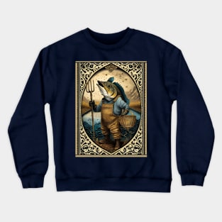 Save The Fish Farmer Crewneck Sweatshirt